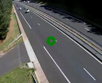 Caméra autoroute A75 à hauteur du col des Issartets en direction de Montpellier
