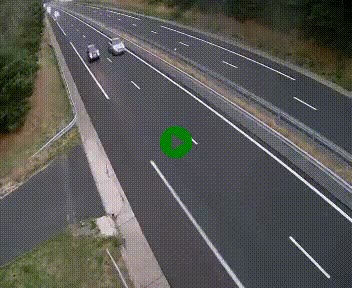 Caméra autoroute A75 à hauteur du col des Issartets en direction de Montpellier
