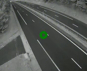 Caméra autoroute A75 à hauteur du col des Issartets en direction de Montpellier