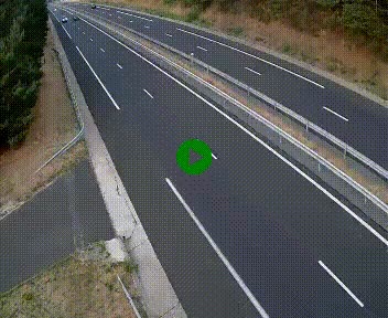 Caméra autoroute A75 à hauteur du col des Issartets en direction de Montpellier