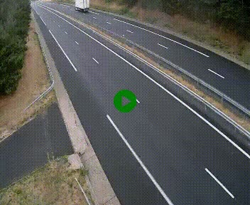 Caméra autoroute A75 à hauteur du col des Issartets en direction de Montpellier