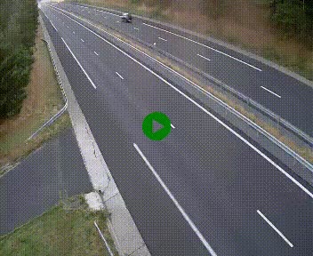 Caméra autoroute A75 à hauteur du col des Issartets en direction de Montpellier
