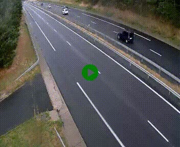 Caméra autoroute A75 à hauteur du col des Issartets en direction de Montpellier
