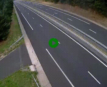 Caméra autoroute A75 à hauteur du col des Issartets en direction de Montpellier