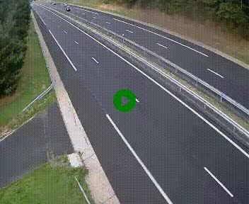 Caméra autoroute A75 à hauteur du col des Issartets en direction de Montpellier