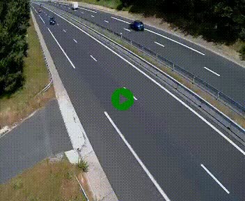 <h2>Caméra autoroute A75 à hauteur du col des Issartets en direction de Montpellier</h2>