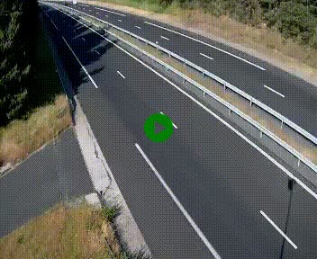 <h2>Caméra autoroute A75 à hauteur du col des Issartets en direction de Montpellier</h2>