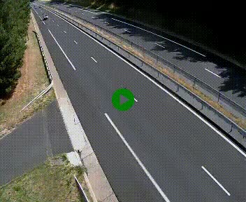 <h2>Caméra autoroute A75 à hauteur du col des Issartets en direction de Montpellier</h2>
