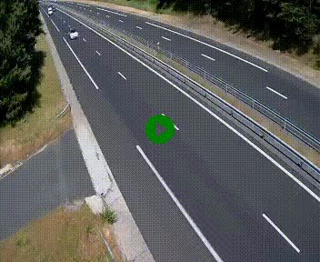 <h2>Caméra autoroute A75 à hauteur du col des Issartets en direction de Montpellier</h2>