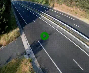 <h2>Caméra autoroute A75 à hauteur du col des Issartets en direction de Montpellier</h2>
