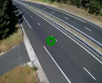 <h2>Caméra autoroute A75 à hauteur du col des Issartets en direction de Montpellier</h2>