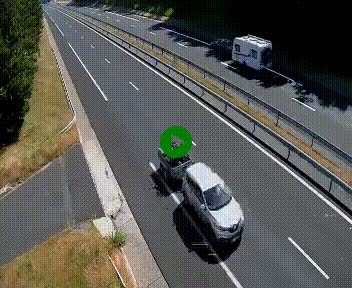 <h2>Caméra autoroute A75 à hauteur du col des Issartets en direction de Montpellier</h2>