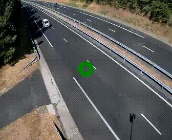 <h2>Caméra autoroute A75 à hauteur du col des Issartets en direction de Montpellier</h2>