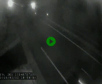 Caméra autoroute A75 à hauteur du col des Issartets en direction de Montpellier