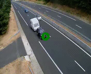 <h2>Caméra autoroute A75 à hauteur du col des Issartets en direction de Montpellier</h2>