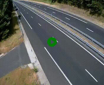 <h2>Caméra autoroute A75 à hauteur du col des Issartets en direction de Montpellier</h2>