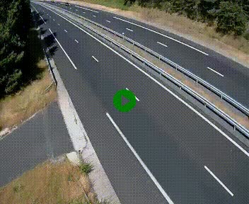 <h2>Caméra autoroute A75 à hauteur du col des Issartets en direction de Montpellier</h2>