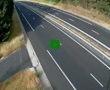 <h2>Caméra autoroute A75 à hauteur du col des Issartets en direction de Montpellier</h2>