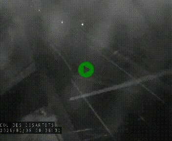 Caméra autoroute A75 à hauteur du col des Issartets en direction de Montpellier