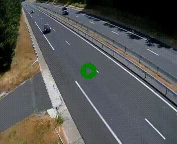 <h2>Caméra autoroute A75 à hauteur du col des Issartets en direction de Montpellier</h2>