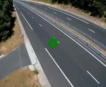 <h2>Caméra autoroute A75 à hauteur du col des Issartets en direction de Montpellier</h2>