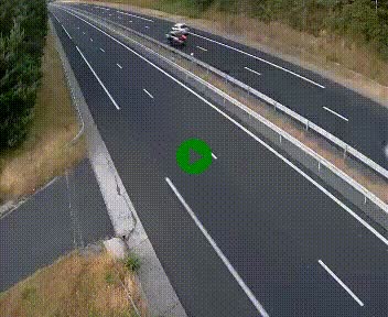 <h2>Caméra autoroute A75 à hauteur du col des Issartets en direction de Montpellier</h2>