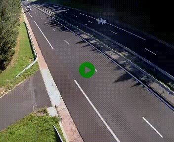 <h2>Caméra autoroute A75 à hauteur du col des Issartets en direction de Montpellier</h2>