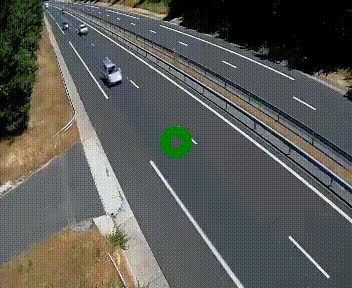 <h2>Caméra autoroute A75 à hauteur du col des Issartets en direction de Montpellier</h2>