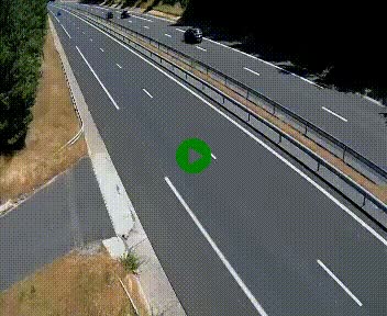 <h2>Caméra autoroute A75 à hauteur du col des Issartets en direction de Montpellier</h2>