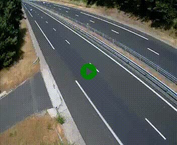 <h2>Caméra autoroute A75 à hauteur du col des Issartets en direction de Montpellier</h2>