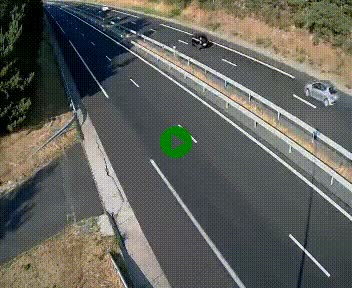 <h2>Caméra autoroute A75 à hauteur du col des Issartets en direction de Montpellier</h2>
