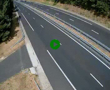 <h2>Caméra autoroute A75 à hauteur du col des Issartets en direction de Montpellier</h2>