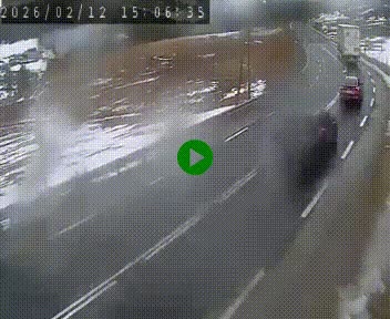 Webcam routière au niveau du col de la Chavade en Ardèche, sur la N102 à 1266 mètres d'altitude