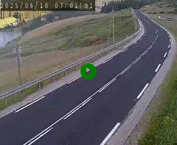 Webcam routière au niveau du col de la Chavade en Ardèche, sur la N102 à 1266 mètres d'altitude