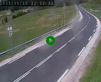 Webcam routière au niveau du col de la Chavade en Ardèche, sur la N102 à 1266 mètres d'altitude