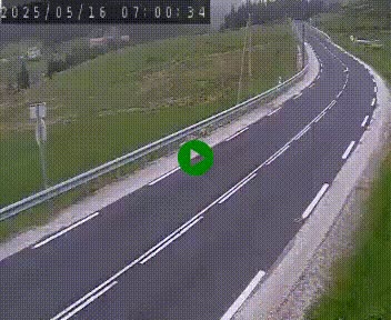 Webcam routière au niveau du col de la Chavade en Ardèche, sur la N102 à 1266 mètres d'altitude