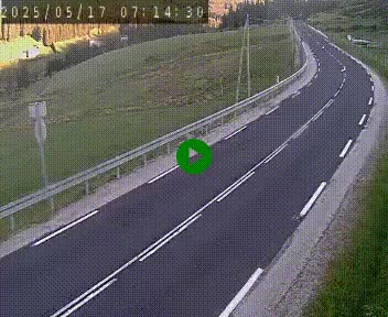 Webcam routière au niveau du col de la Chavade en Ardèche, sur la N102 à 1266 mètres d'altitude