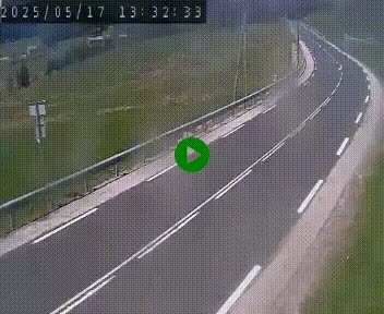 Webcam routière au niveau du col de la Chavade en Ardèche, sur la N102 à 1266 mètres d'altitude