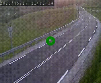 Webcam routière au niveau du col de la Chavade en Ardèche, sur la N102 à 1266 mètres d'altitude