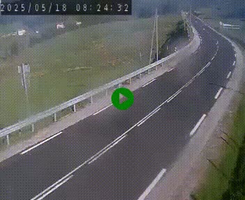 Webcam routière au niveau du col de la Chavade en Ardèche, sur la N102 à 1266 mètres d'altitude