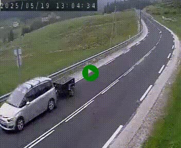 Webcam routière au niveau du col de la Chavade en Ardèche, sur la N102 à 1266 mètres d'altitude