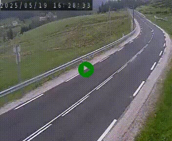 Webcam routière au niveau du col de la Chavade en Ardèche, sur la N102 à 1266 mètres d'altitude