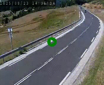 Webcam routière au niveau du col de la Chavade en Ardèche, sur la N102 à 1266 mètres d'altitude