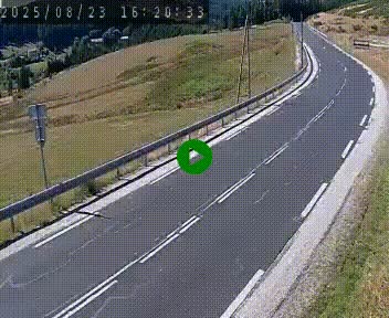 Webcam routière au niveau du col de la Chavade en Ardèche, sur la N102 à 1266 mètres d'altitude