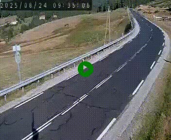 Webcam routière au niveau du col de la Chavade en Ardèche, sur la N102 à 1266 mètres d'altitude