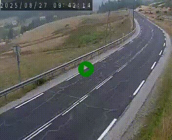 Webcam routière au niveau du col de la Chavade en Ardèche, sur la N102 à 1266 mètres d'altitude