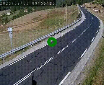 Webcam routière au niveau du col de la Chavade en Ardèche, sur la N102 à 1266 mètres d'altitude