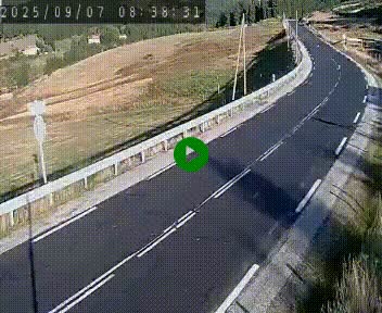 Webcam routière au niveau du col de la Chavade en Ardèche, sur la N102 à 1266 mètres d'altitude