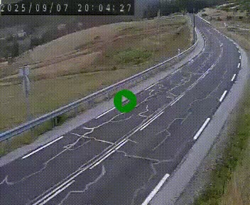 Webcam routière au niveau du col de la Chavade en Ardèche, sur la N102 à 1266 mètres d'altitude