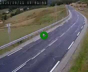 Webcam routière au niveau du col de la Chavade en Ardèche, sur la N102 à 1266 mètres d'altitude